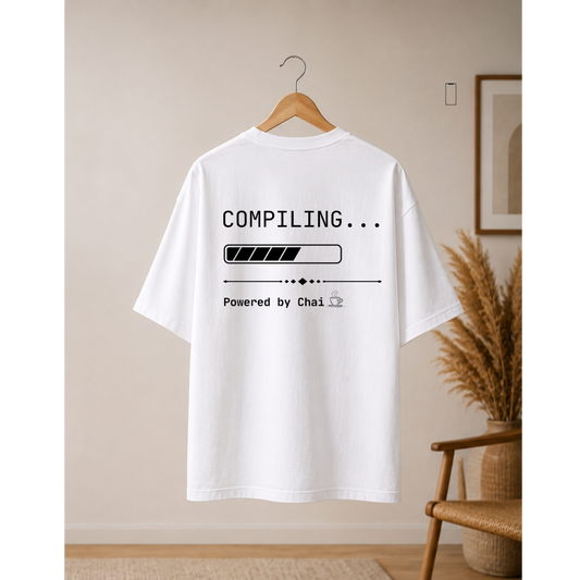 Ctrl + Chai — The Chai Coder UNISEX Oversized T-Shirt
