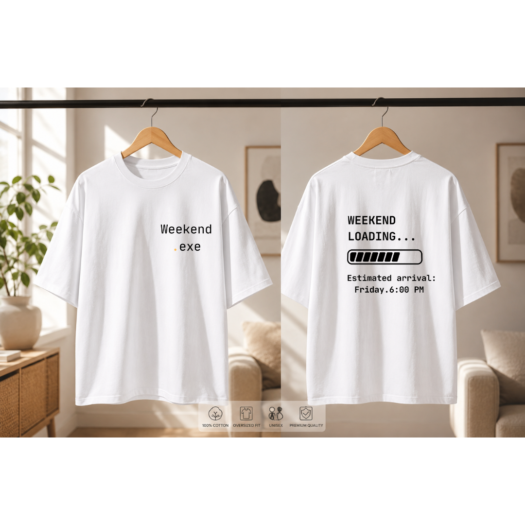Unisex Oversized Standard T-Shirt weekend.exe